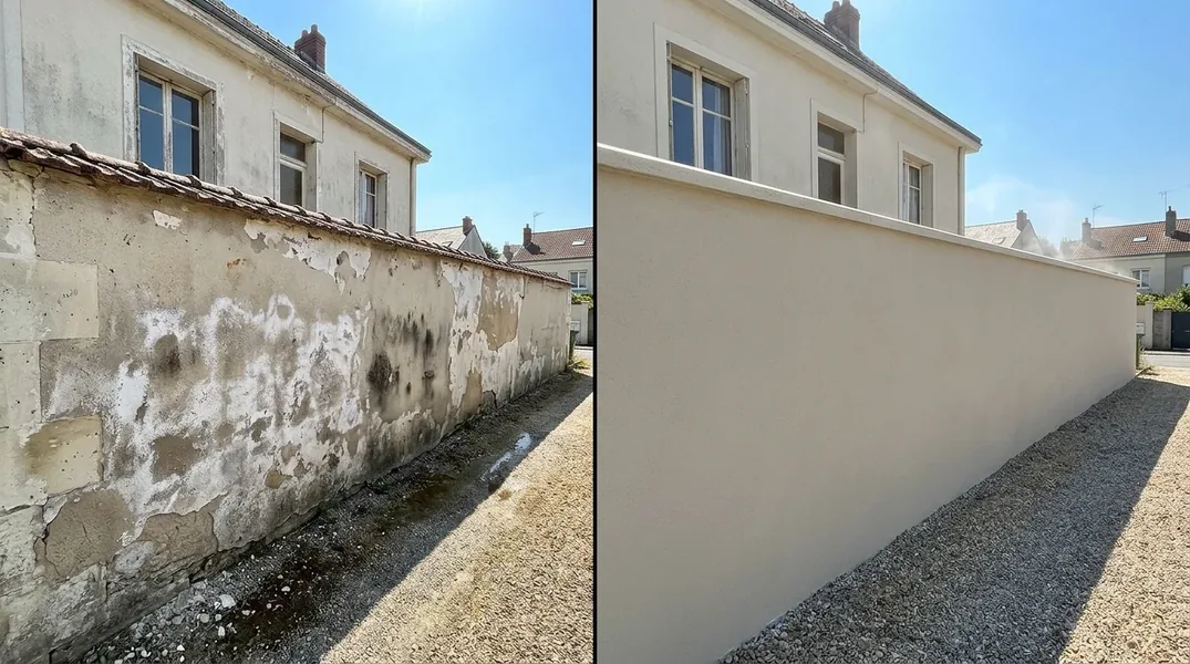 Résultat ravalement de façade à Angers — Ravalement Angers