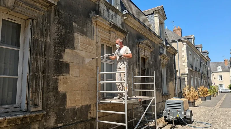 Ravalement & nettoyage de façade Angers